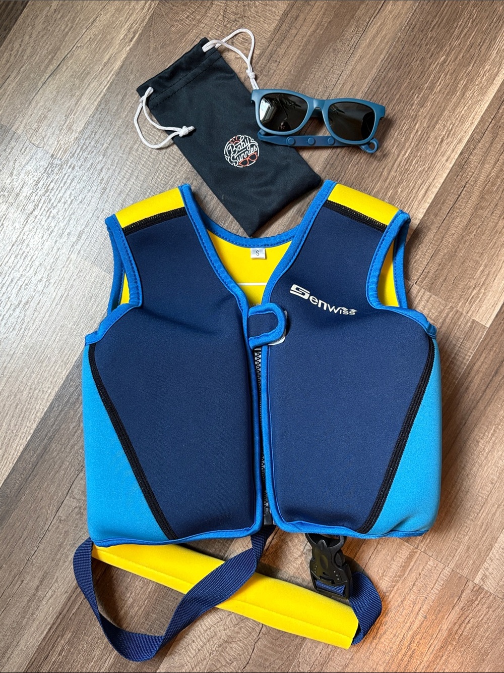 Toddler Life Jacket and Baby Sunnies Sunglasses with Strap